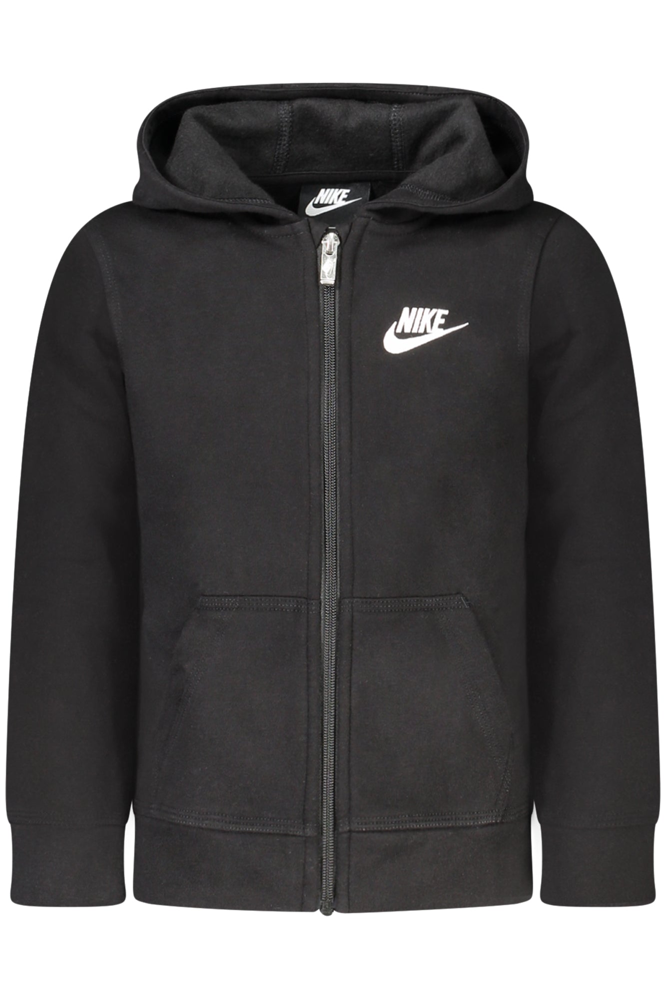 NIKE FELPA CON ZIP BAMBINO NERO TAGLIA = 6A