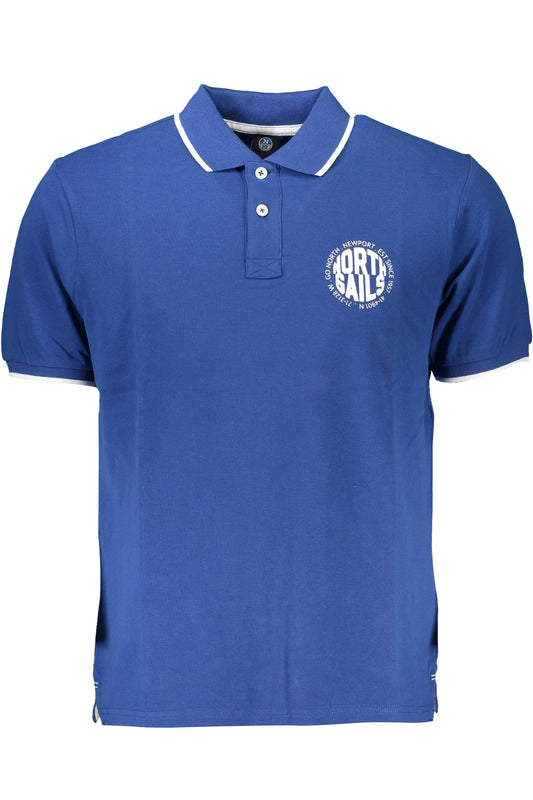 NORTH SAILS POLO MANICHE CORTE UOMO BLU TAGLIA = M