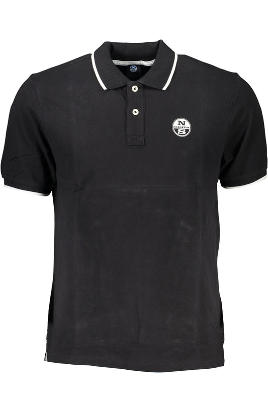 NORTH SAILS POLO MANICHE CORTE UOMO NERO TAGLIA = M