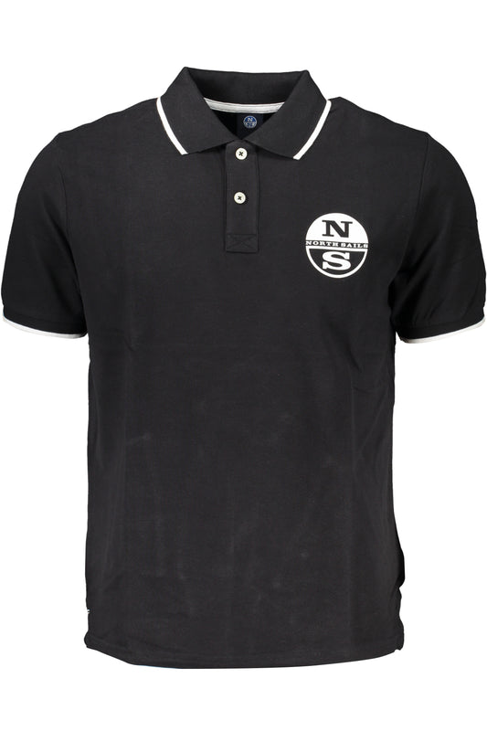 NORTH SAILS POLO MANICHE CORTE UOMO NERO TAGLIA = M