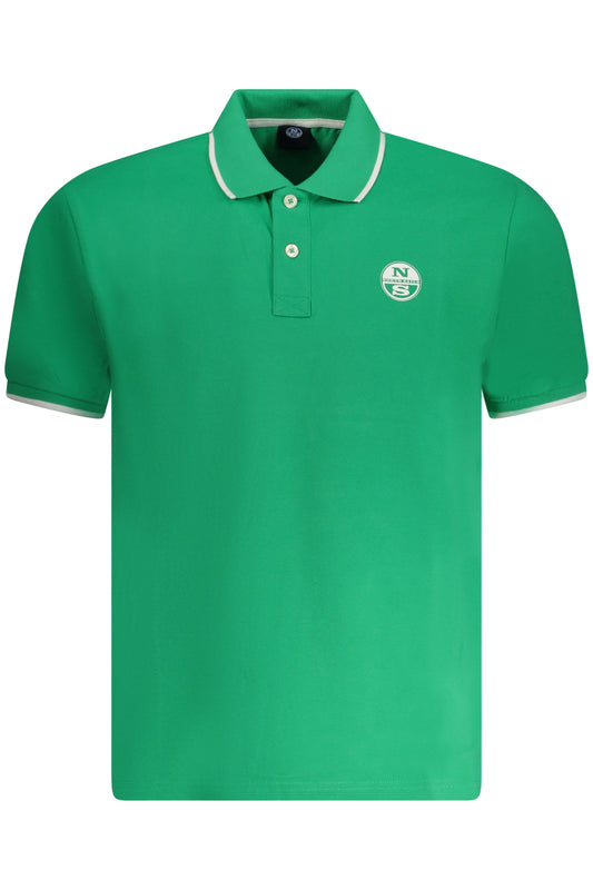 NORTH SAILS POLO MANICHE CORTE UOMO VERDE TAGLIA = L