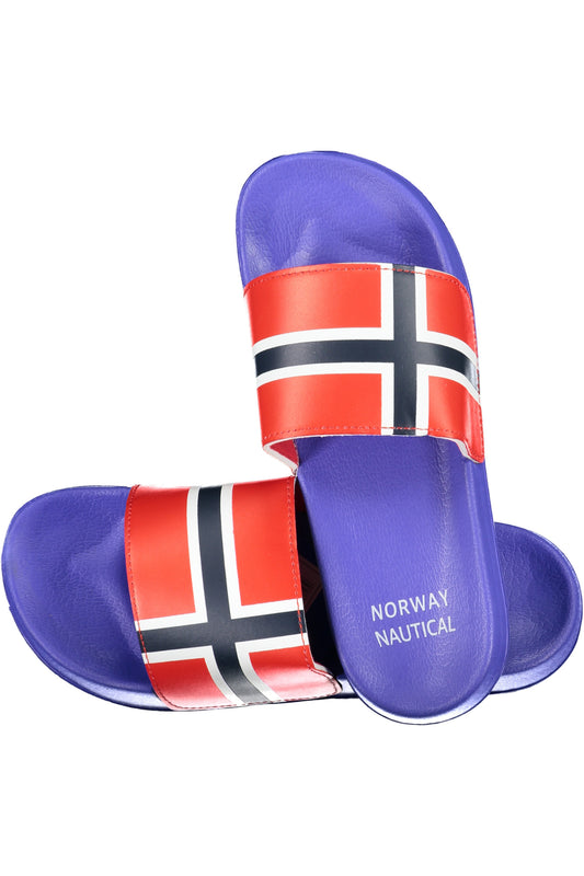 NORWAY 1963 CALZATURA CIABATTA UOMO BLU TAGLIA = 44