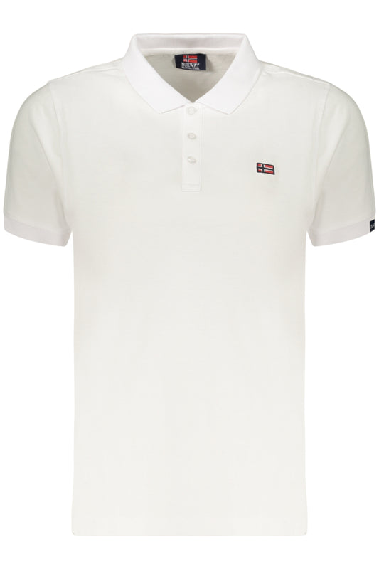 NORWAY 1963 POLO MANICHE CORTE DONNA BIANCO TAGLIA = S