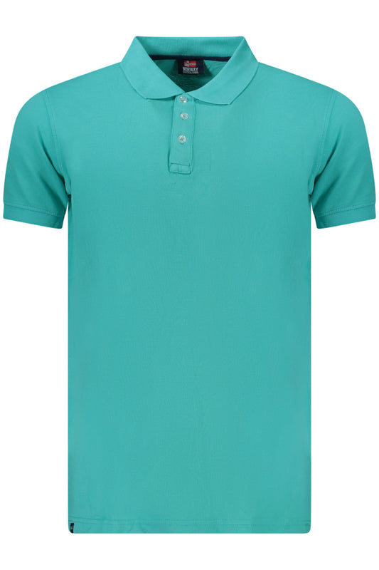 NORWAY 1963 POLO MANICHE CORTE UOMO AZZURRO TAGLIA = 2XL