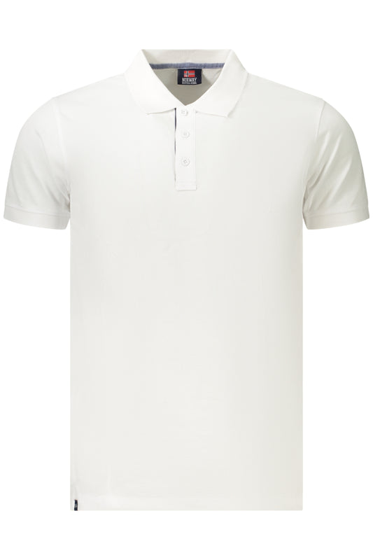NORWAY 1963 POLO MANICHE CORTE UOMO BIANCO TAGLIA = M