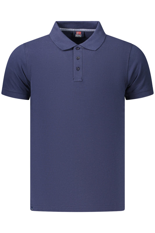 NORWAY 1963 POLO MANICHE CORTE UOMO BLU TAGLIA = 2XL