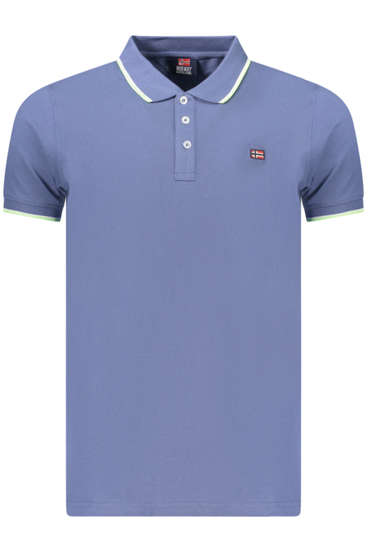 NORWAY 1963 POLO MANICHE CORTE UOMO BLU TAGLIA = M