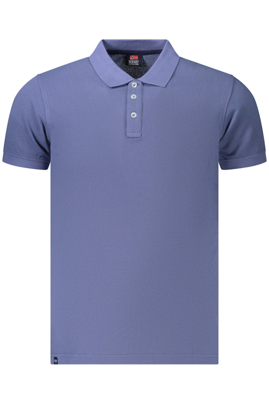NORWAY 1963 POLO MANICHE CORTE UOMO BLU TAGLIA = XL