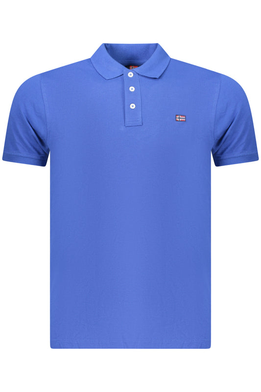 NORWAY 1963 POLO MANICHE CORTE UOMO BLU TAGLIA = 3XL