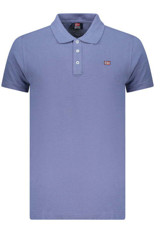 NORWAY 1963 POLO MANICHE CORTE UOMO BLU TAGLIA = L
