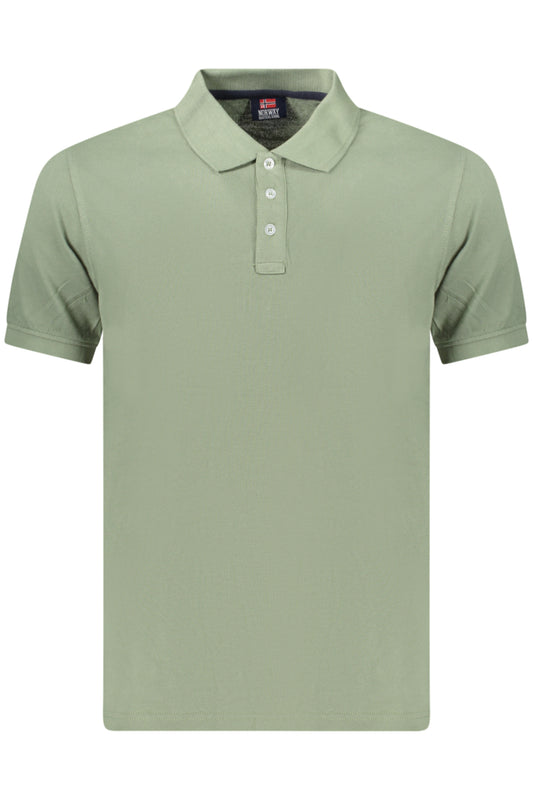 NORWAY 1963 POLO MANICHE CORTE UOMO VERDE TAGLIA = 2XL