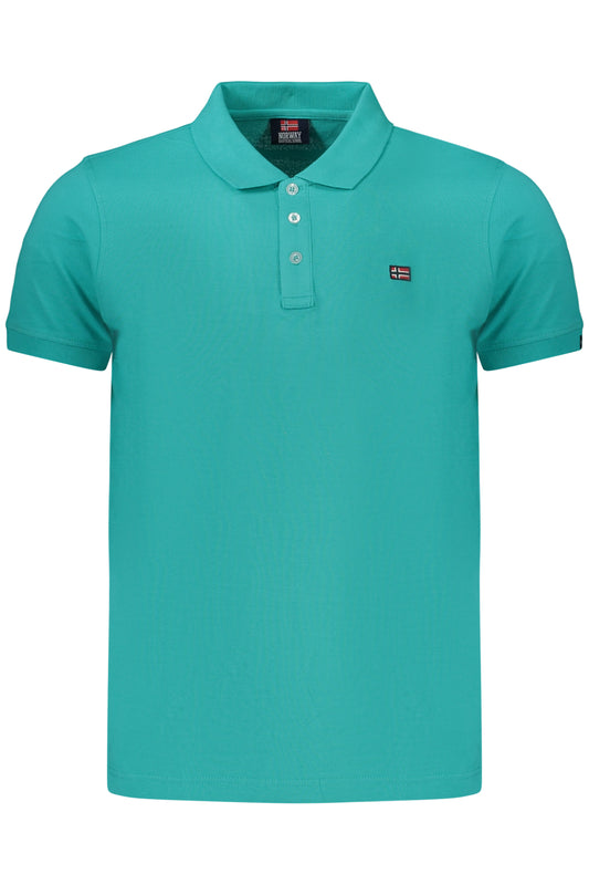 NORWAY 1963 POLO MANICHE CORTE UOMO VERDE TAGLIA = 2XL