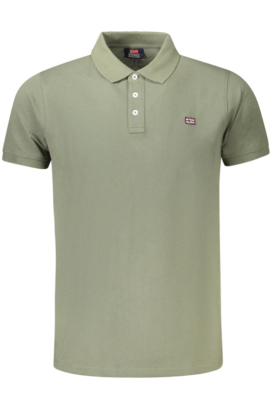 NORWAY 1963 POLO MANICHE CORTE UOMO VERDE TAGLIA = M