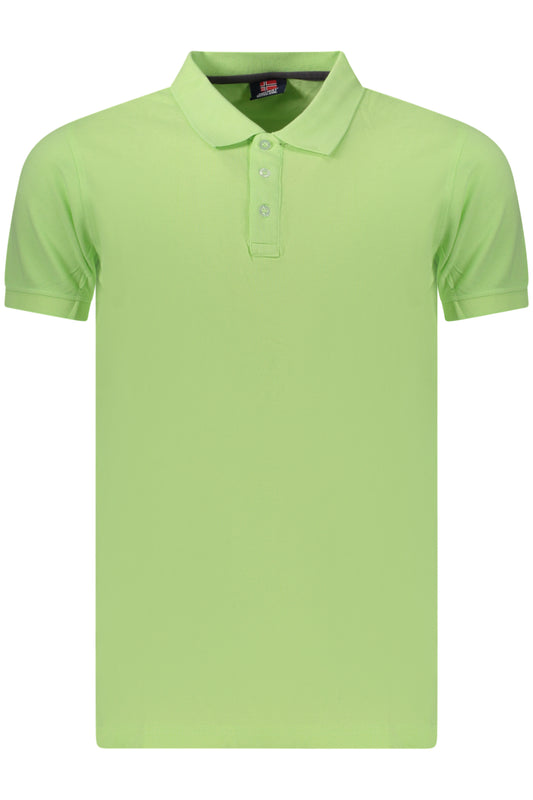 NORWAY 1963 POLO MANICHE CORTE UOMO VERDE TAGLIA = XL