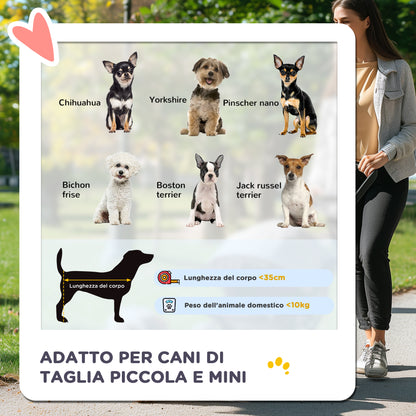 Passeggino per Cani Pieghevole con Cestino e Portabicchiere, Peso Max. 10 kg, 75x45x97cm, Blu Scuro