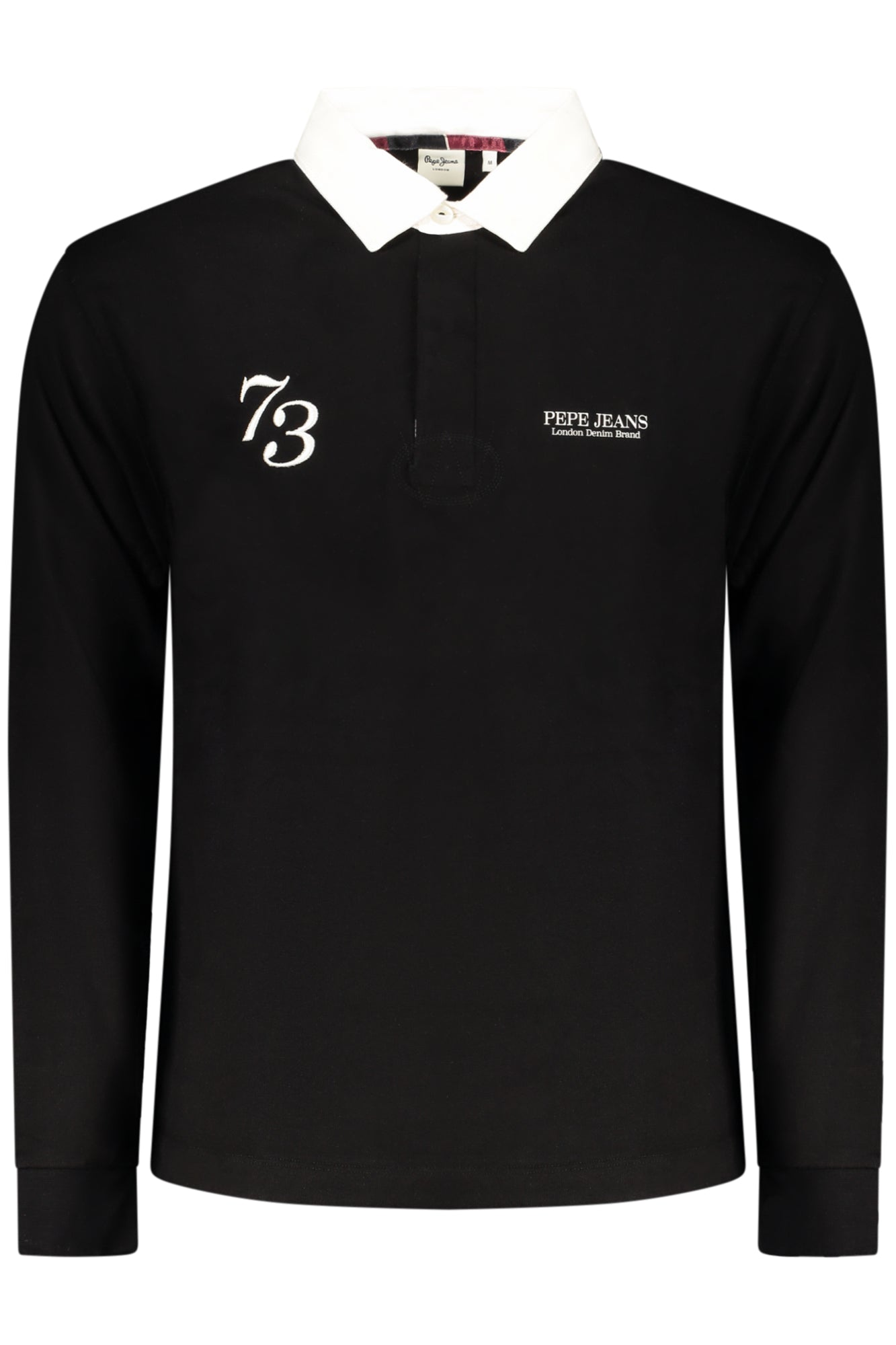PEPE JEANS POLO MANICHE LUNGHE UOMO NERO TAGLIA = L