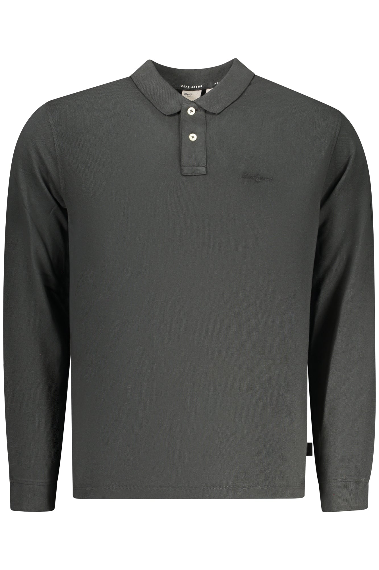 PEPE JEANS POLO MANICHE LUNGHE UOMO NERO TAGLIA = XL