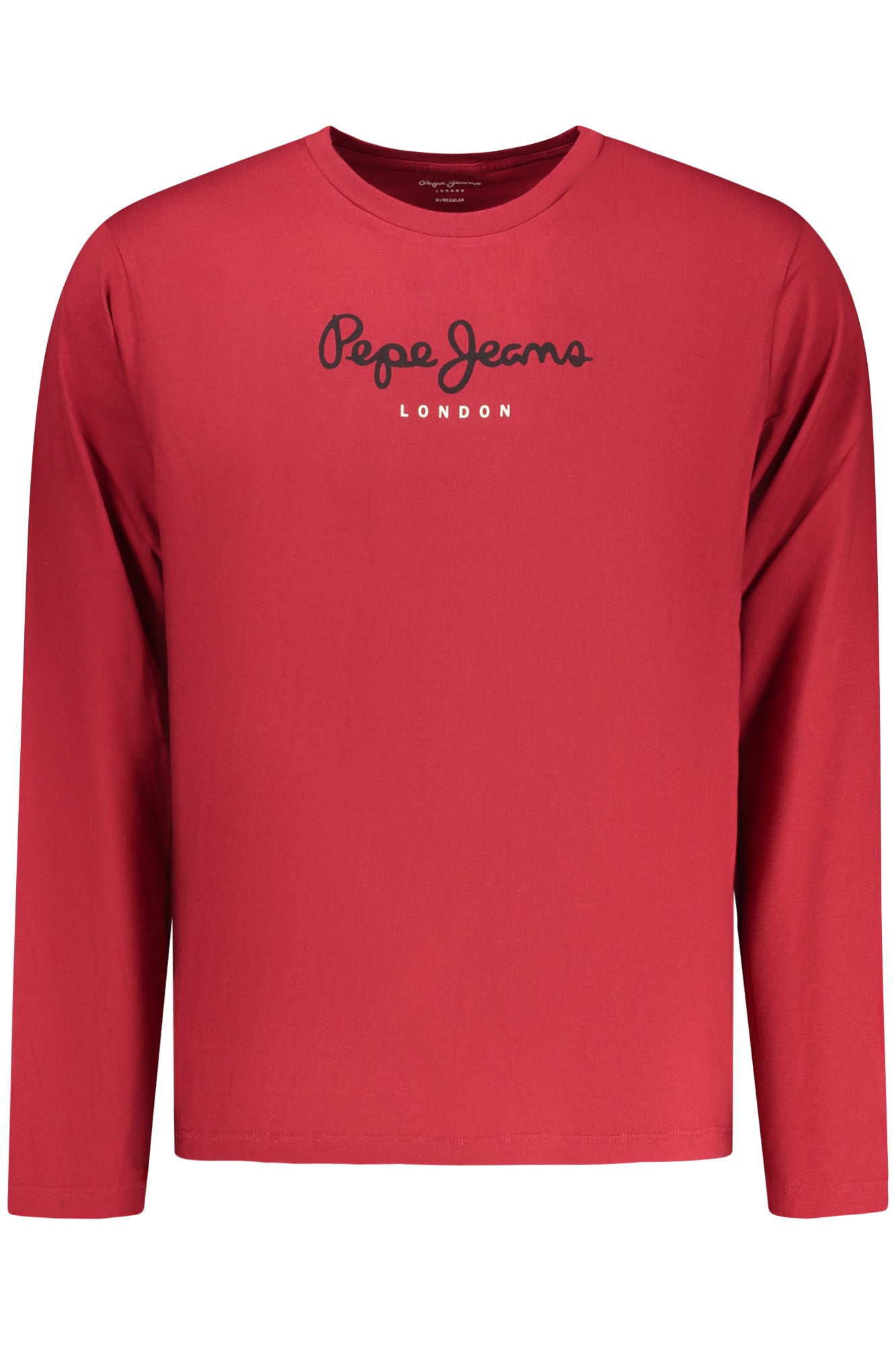 PEPE JEANS T-SHIRT MANICHE LUNGHE UOMO ROSSO TAGLIA = XL