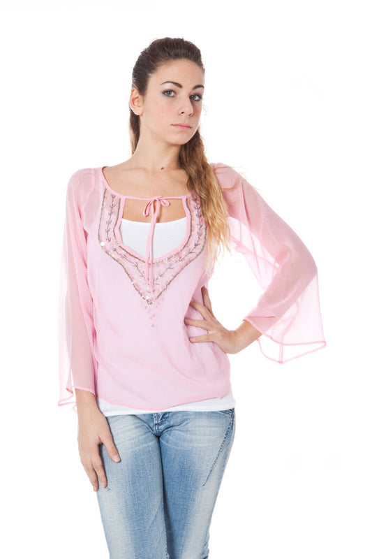 PHARD T-SHIRT MANICHE LUNGHE DONNA ROSA TAGLIA = S