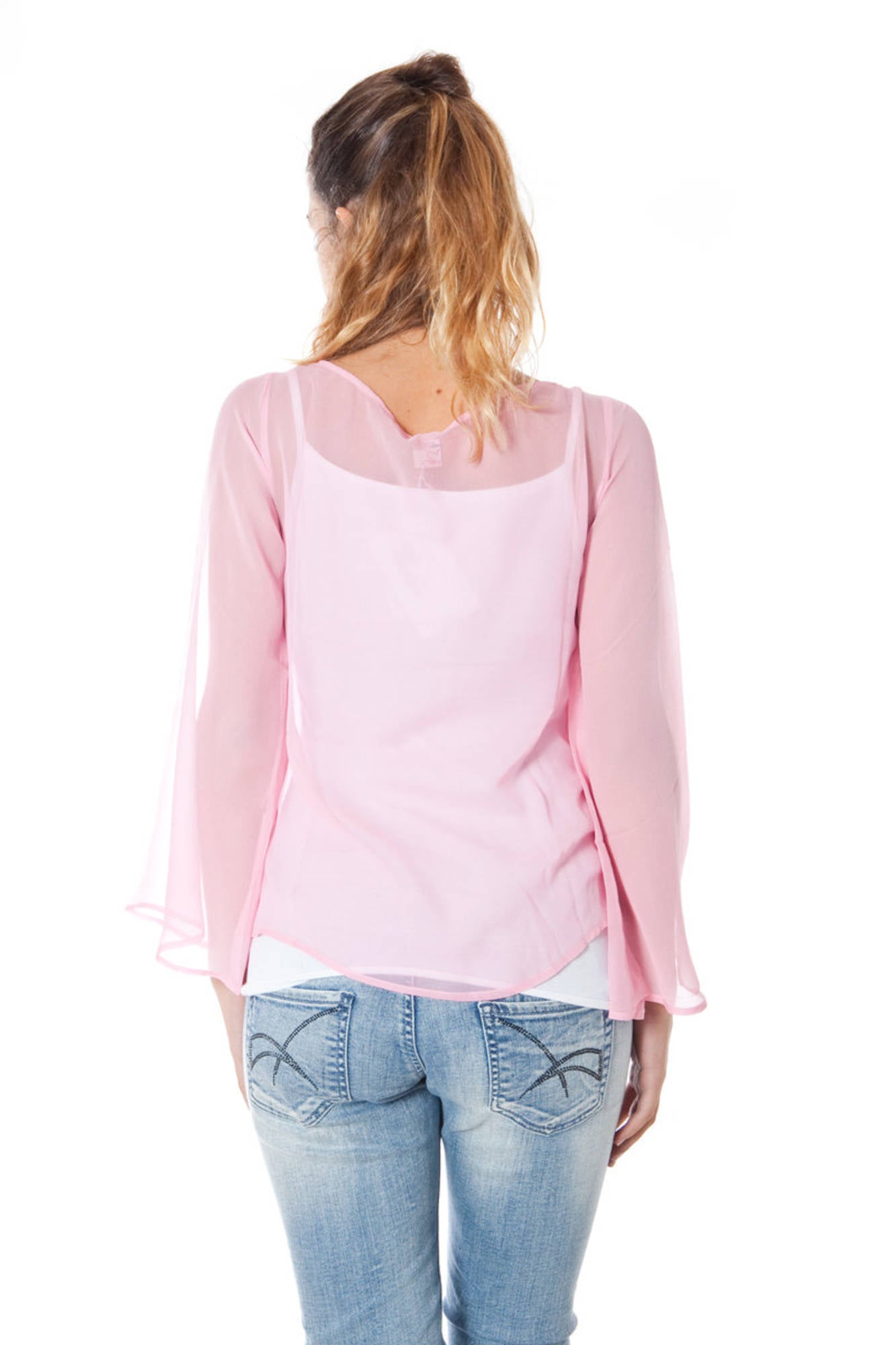 PHARD T-SHIRT MANICHE LUNGHE DONNA ROSA TAGLIA = S