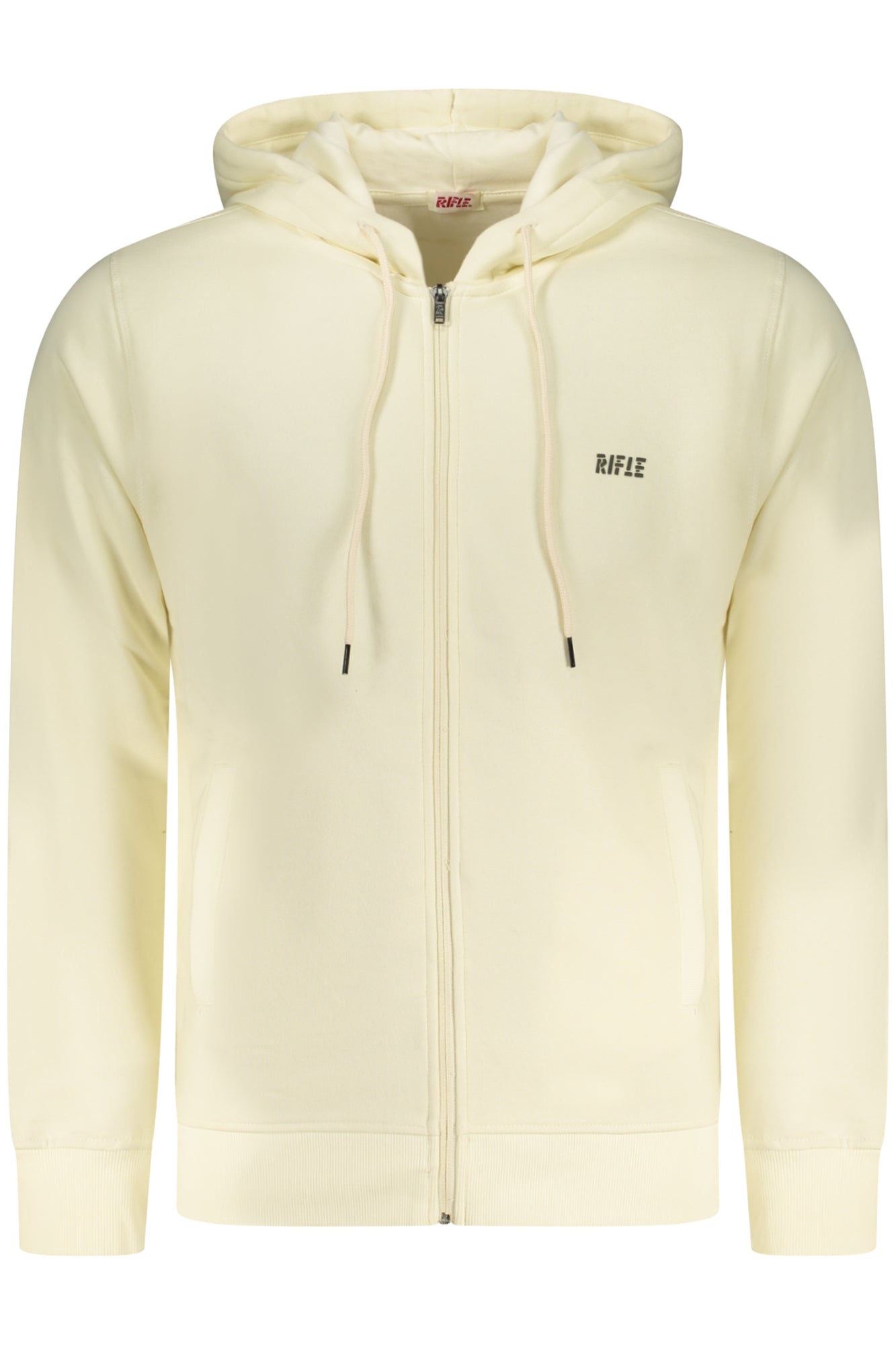 RIFLE FELPA CON ZIP UOMO BIANCO TAGLIA = 3XL