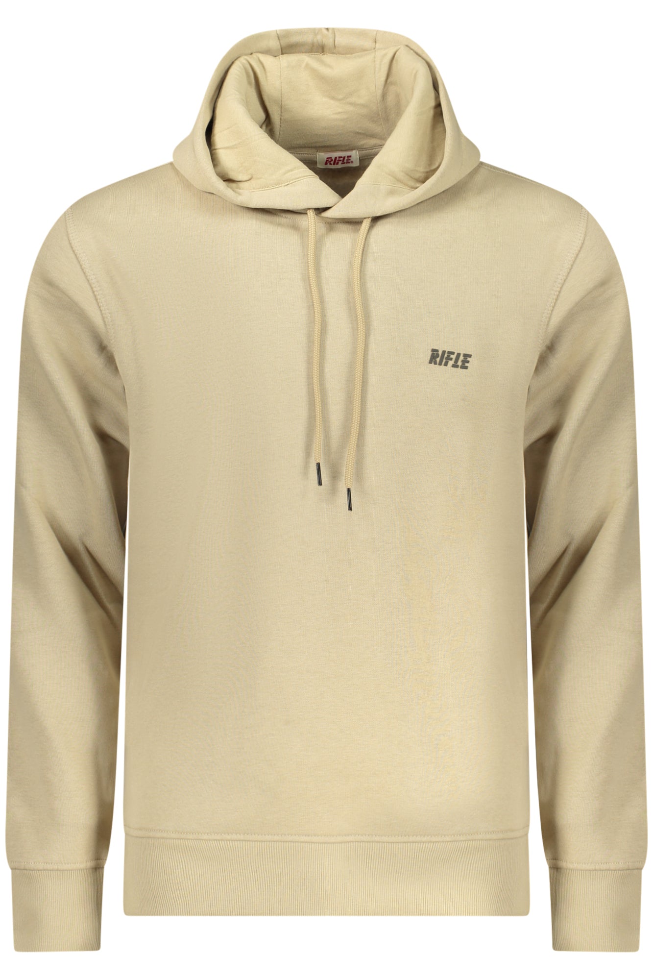 RIFLE FELPA SENZA ZIP UOMO BEIGE TAGLIA = L