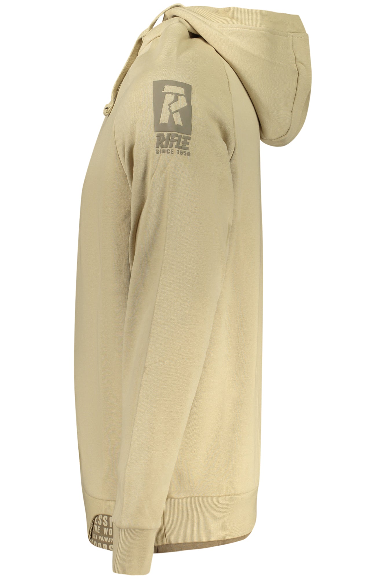 RIFLE FELPA SENZA ZIP UOMO BEIGE TAGLIA = M