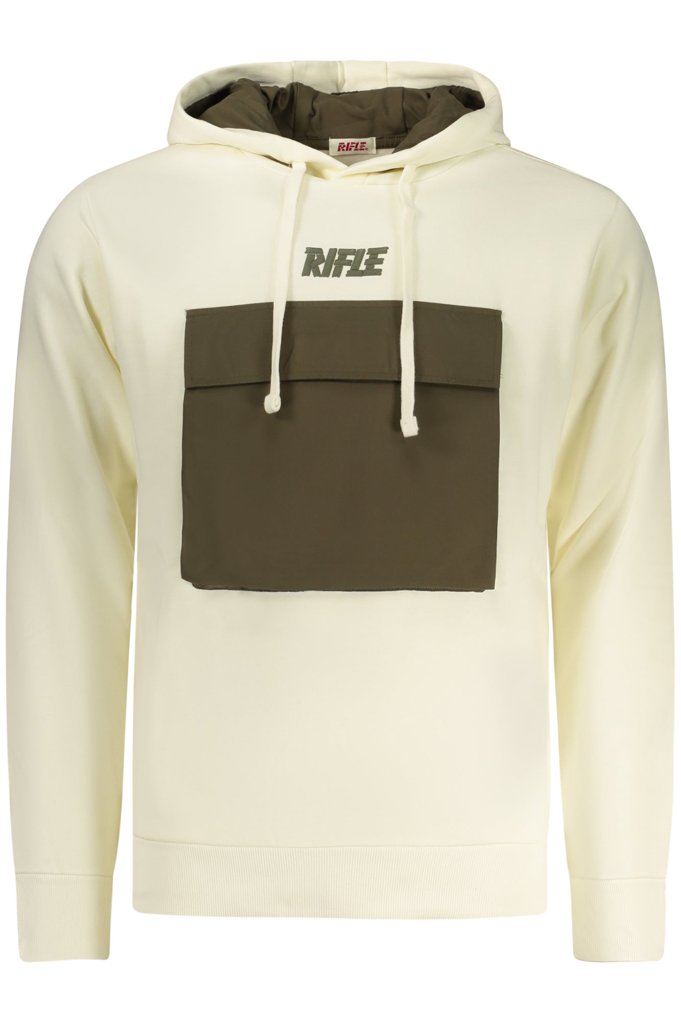 RIFLE FELPA SENZA ZIP UOMO BIANCO TAGLIA = L