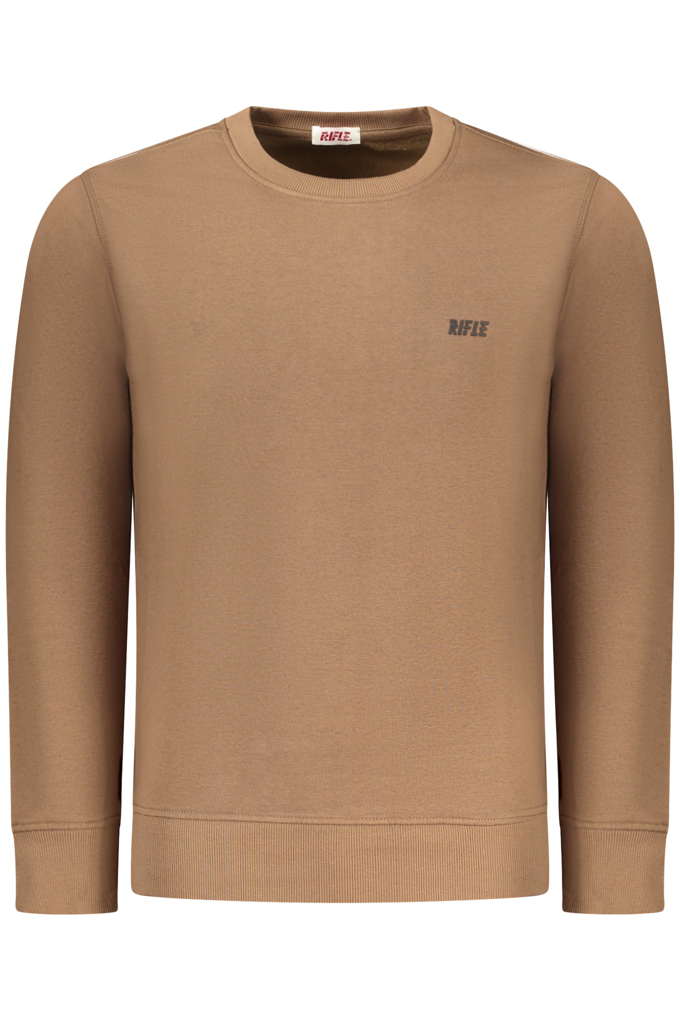 RIFLE FELPA SENZA ZIP UOMO MARRONE TAGLIA = M