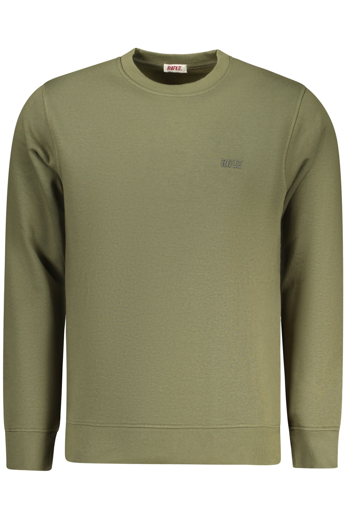 RIFLE FELPA SENZA ZIP UOMO VERDE TAGLIA = 2XL