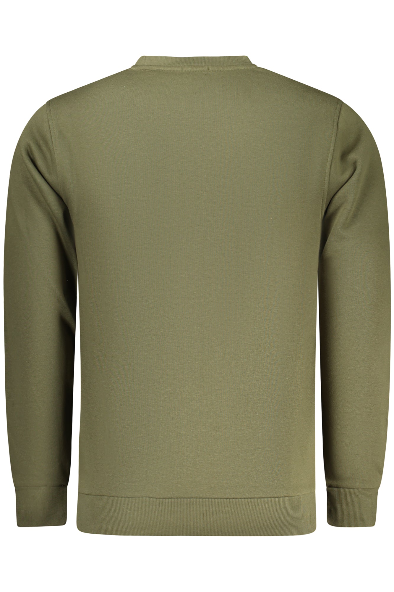 RIFLE FELPA SENZA ZIP UOMO VERDE TAGLIA = L