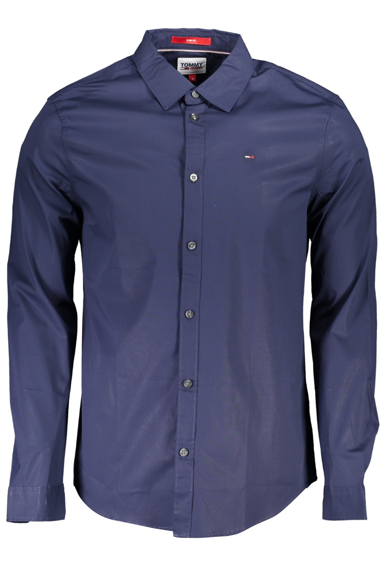 TOMMY HILFIGER CAMICIA MANICHE LUNGHE UOMO BLU TAGLIA = L