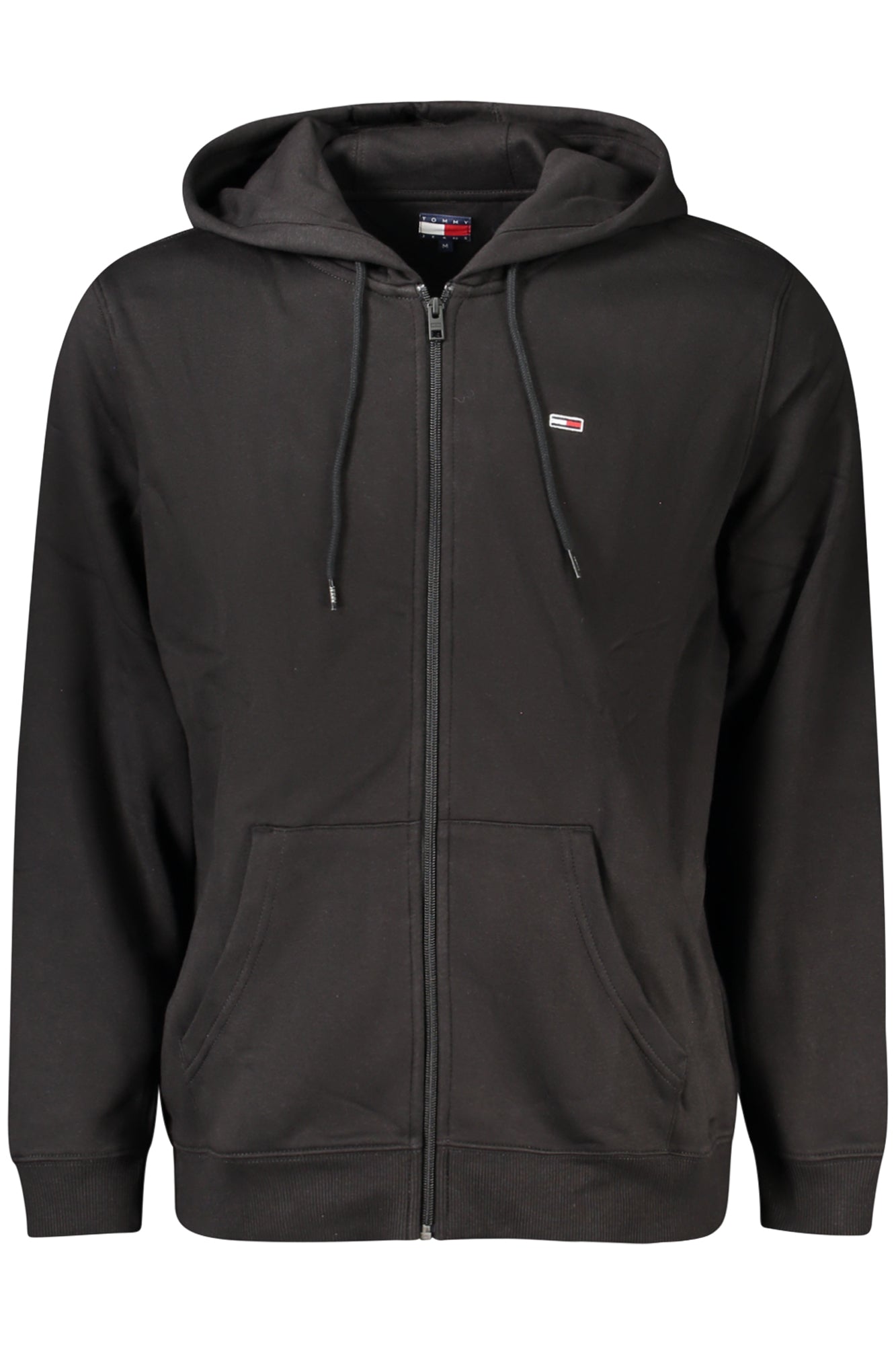 TOMMY HILFIGER FELPA CON ZIP UOMO NERO TAGLIA = XL