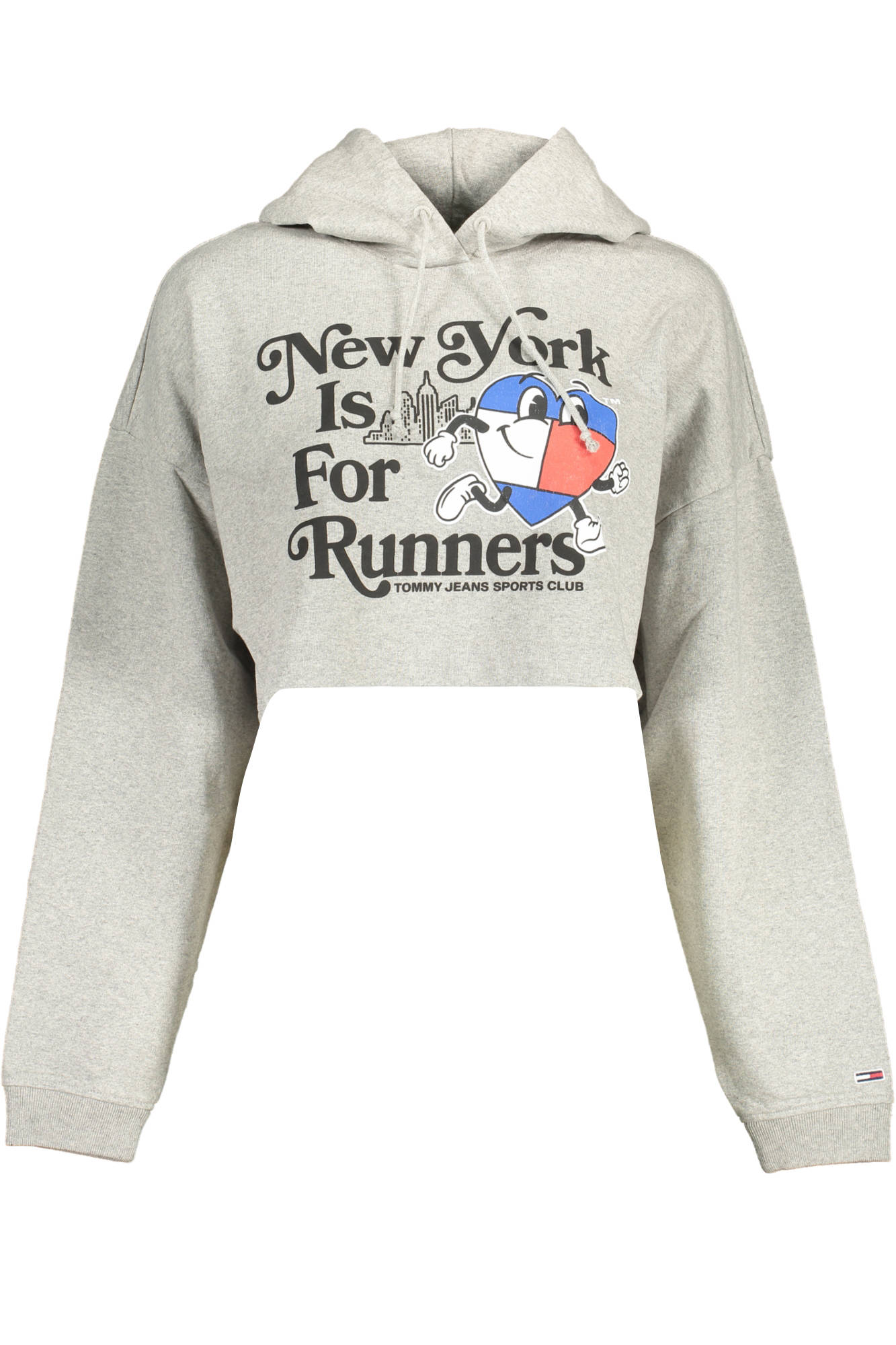 TOMMY HILFIGER FELPA SENZA ZIP DONNA GRIGIO TAGLIA = L
