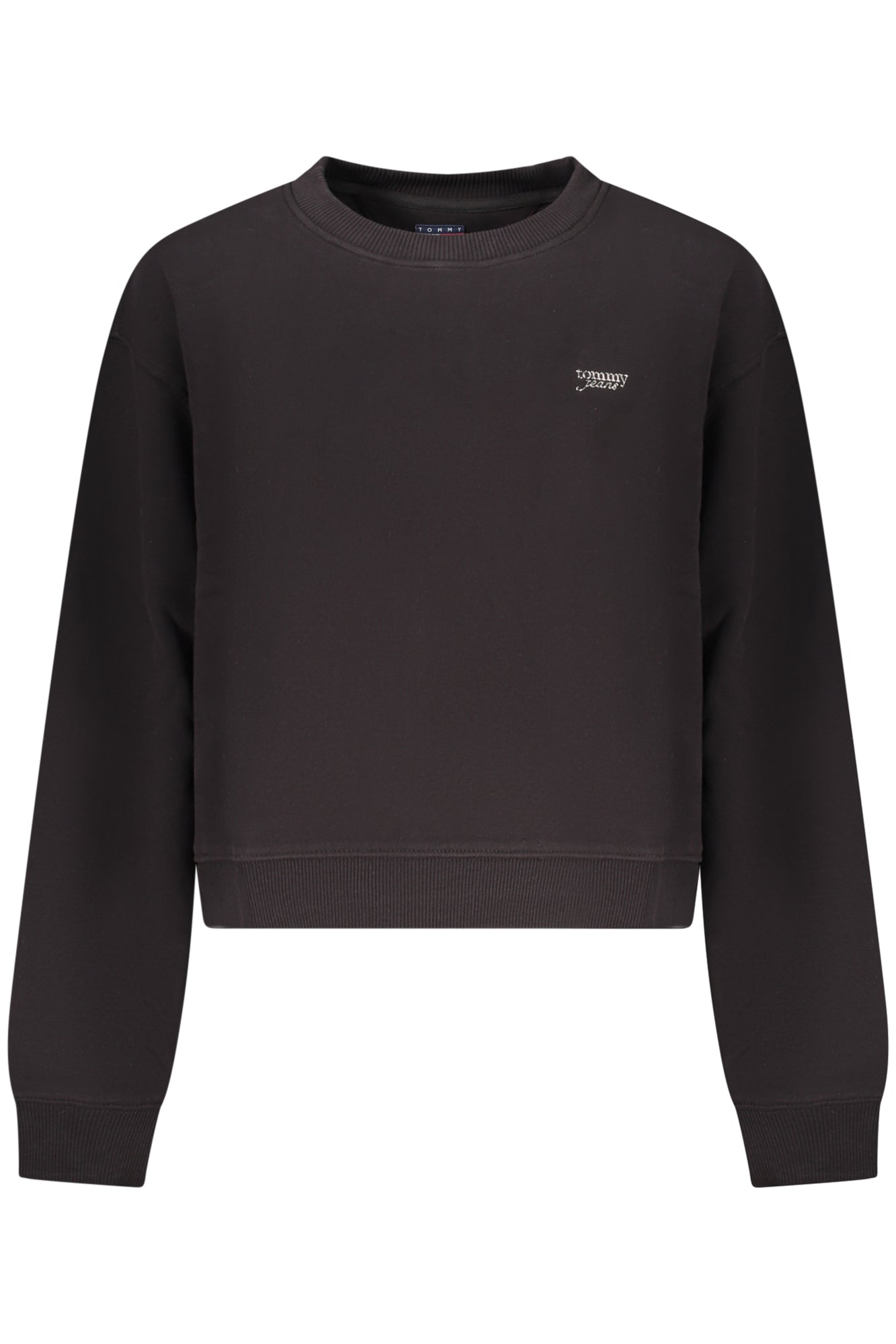 TOMMY HILFIGER FELPA SENZA ZIP DONNA NERO TAGLIA = L