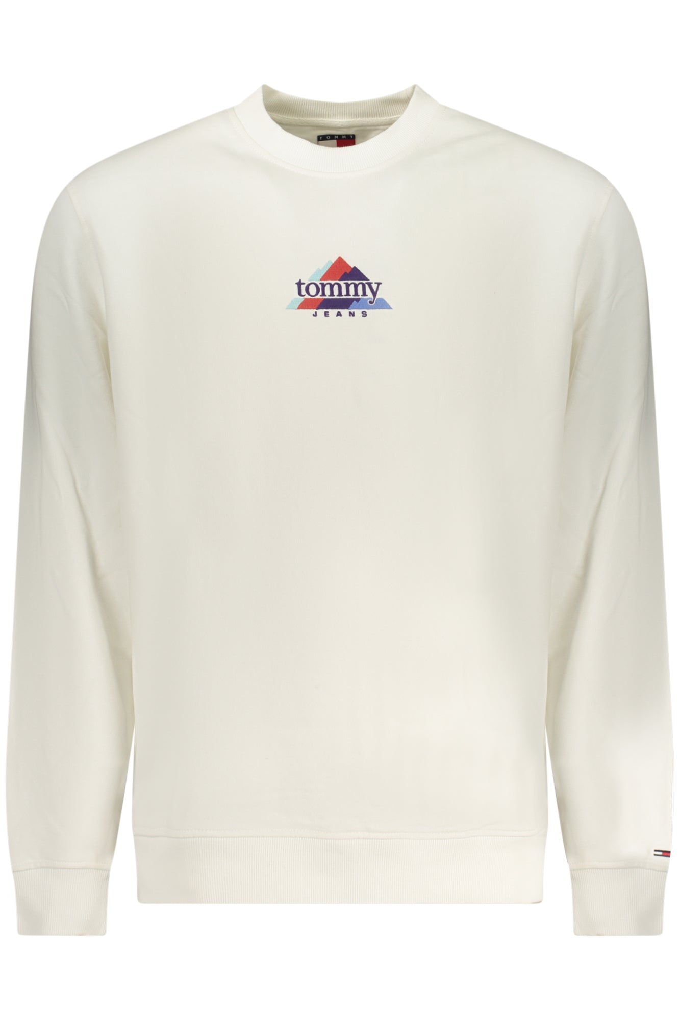TOMMY HILFIGER FELPA SENZA ZIP UOMO BIANCO TAGLIA = L