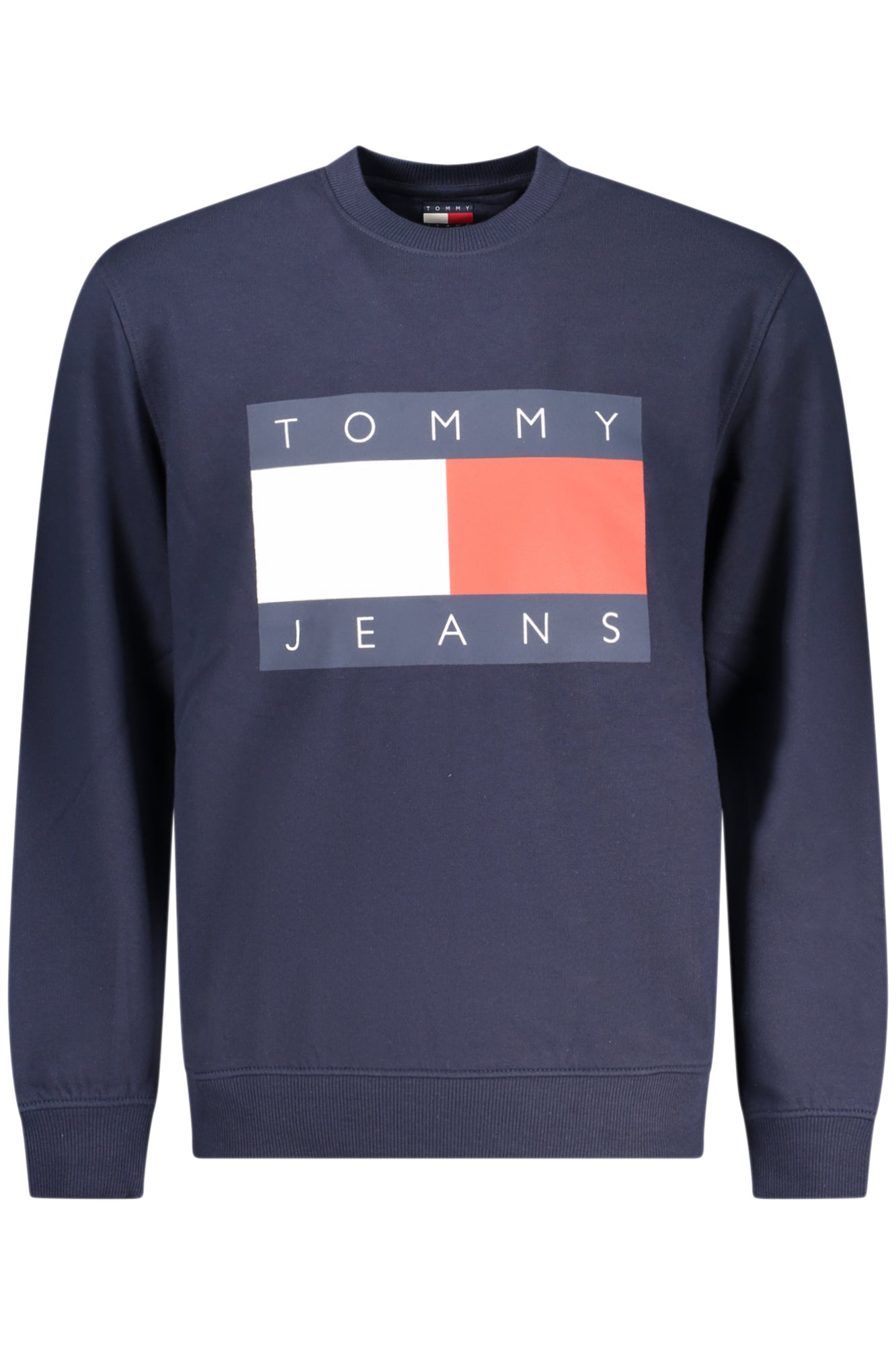 TOMMY HILFIGER FELPA SENZA ZIP UOMO BLU TAGLIA = XL