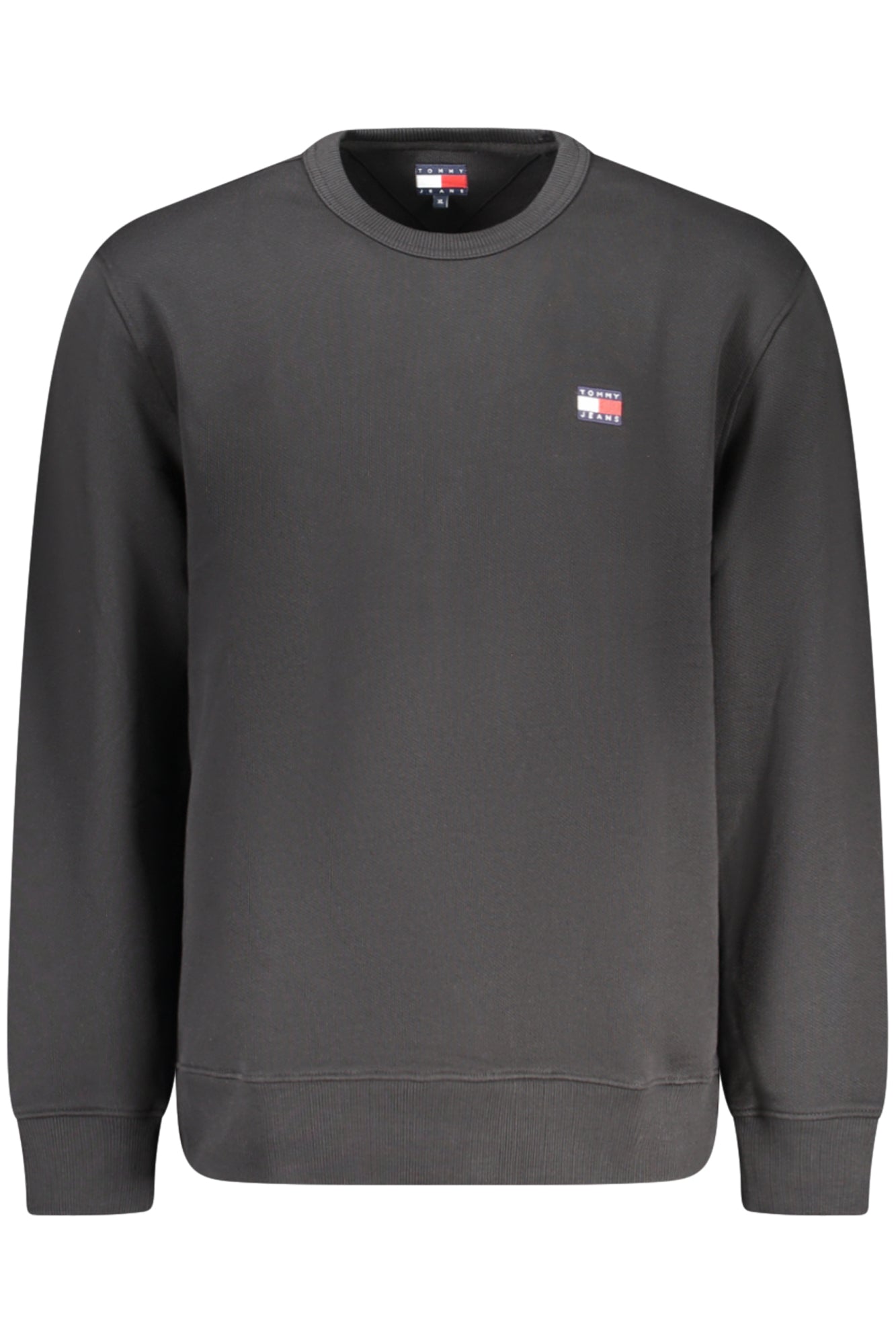 TOMMY HILFIGER FELPA SENZA ZIP UOMO NERO TAGLIA = XL
