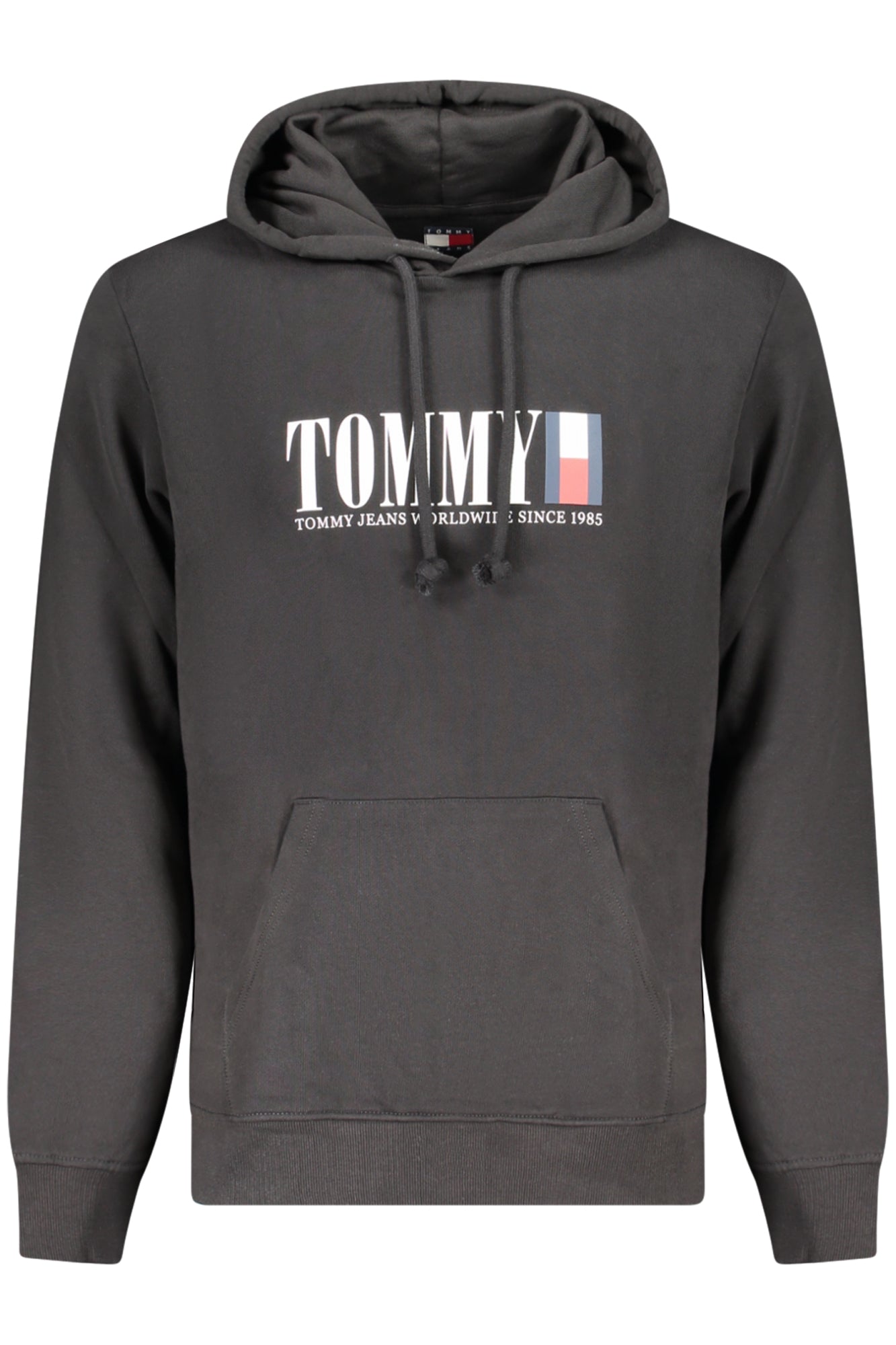 TOMMY HILFIGER FELPA SENZA ZIP UOMO NERO TAGLIA = XL