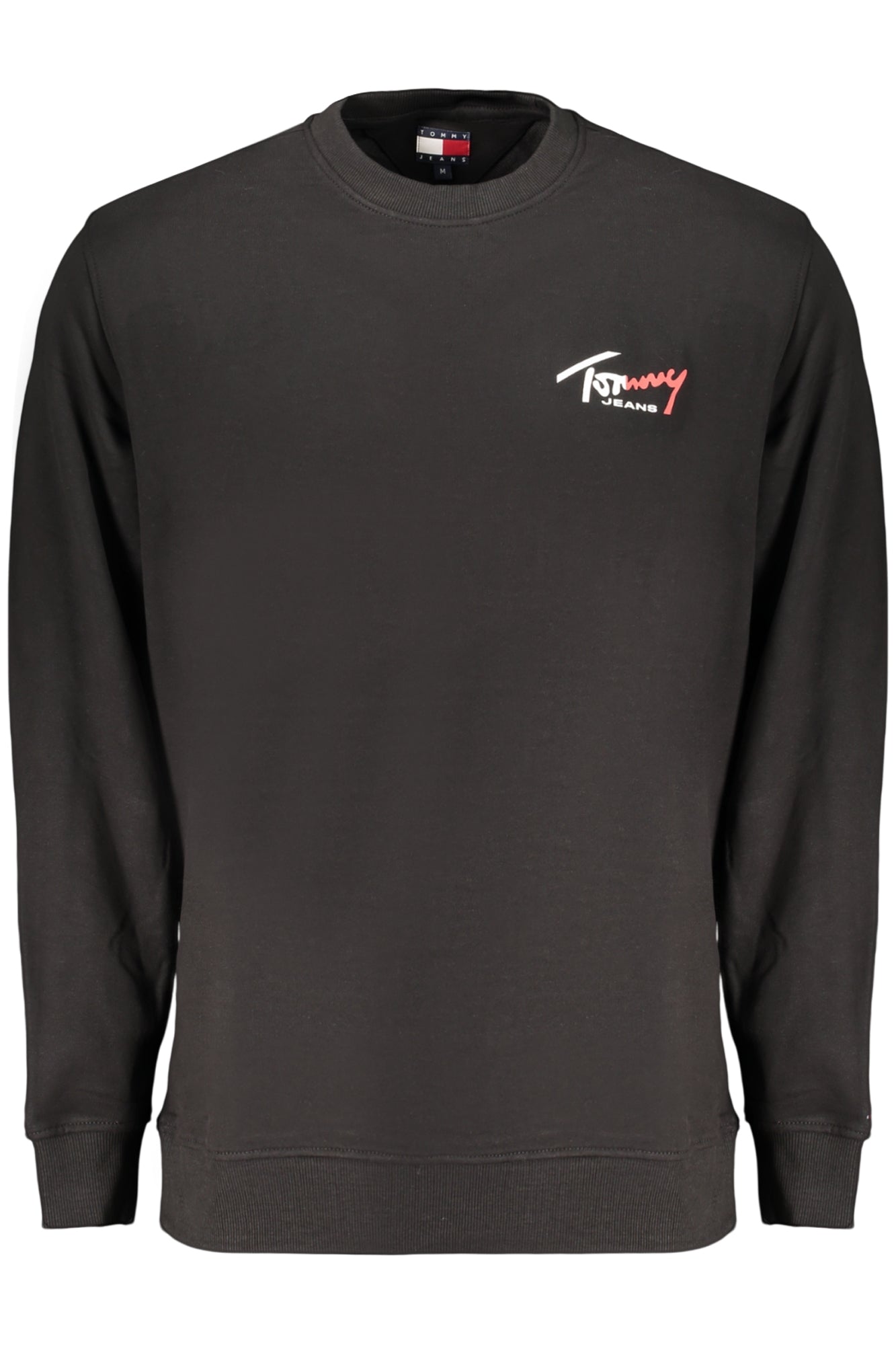 TOMMY HILFIGER FELPA SENZA ZIP UOMO NERO TAGLIA = XL