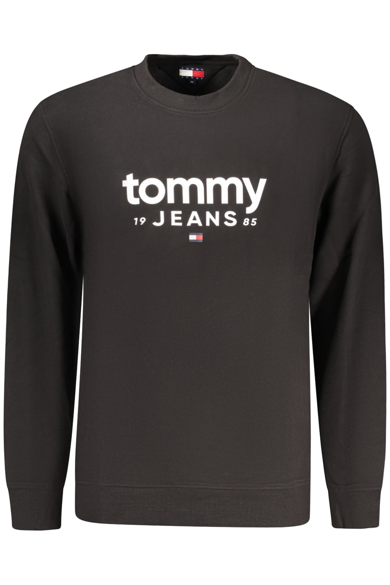 TOMMY HILFIGER FELPA SENZA ZIP UOMO NERO TAGLIA = XL