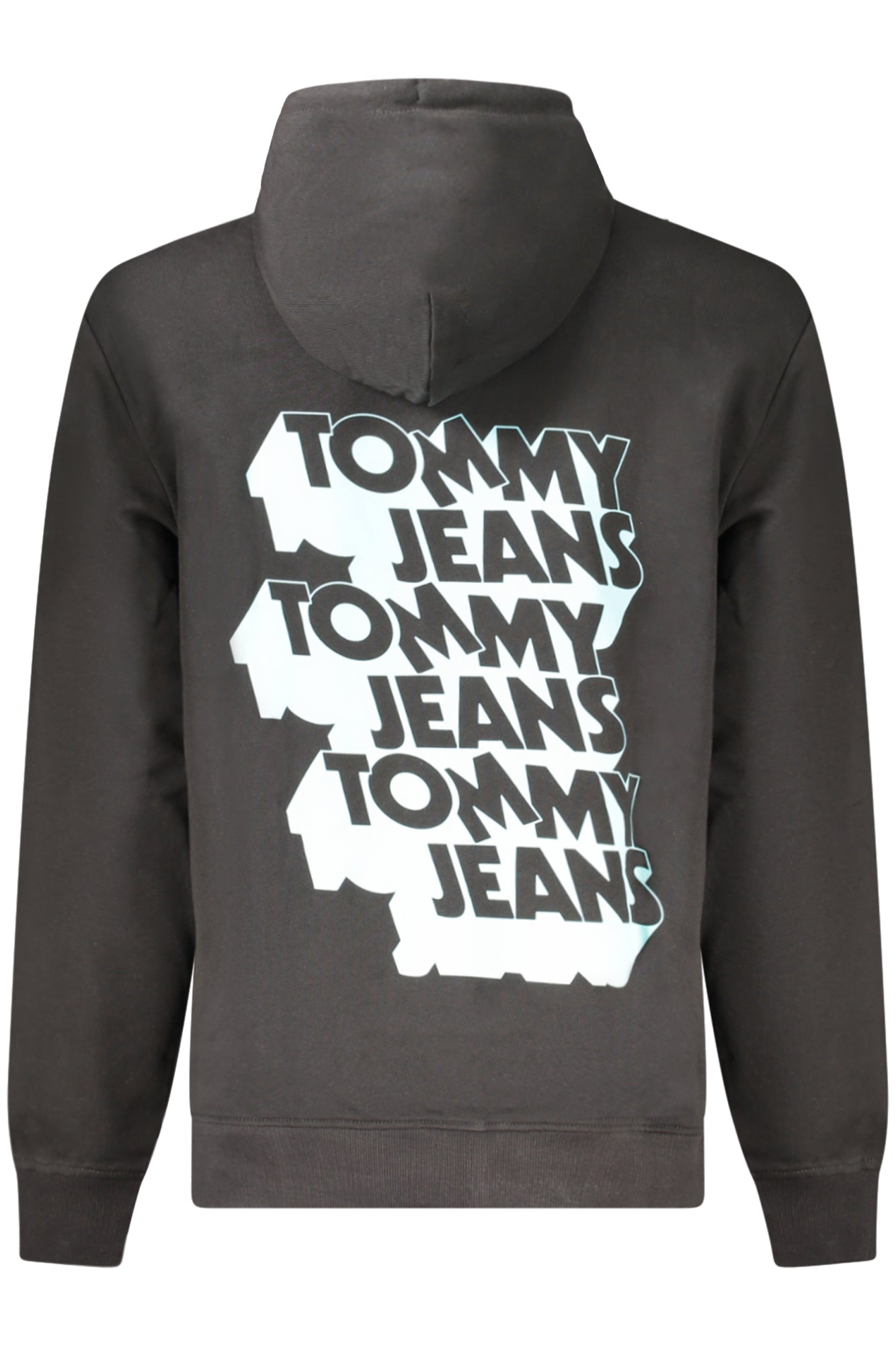 TOMMY HILFIGER FELPA SENZA ZIP UOMO NERO TAGLIA = L