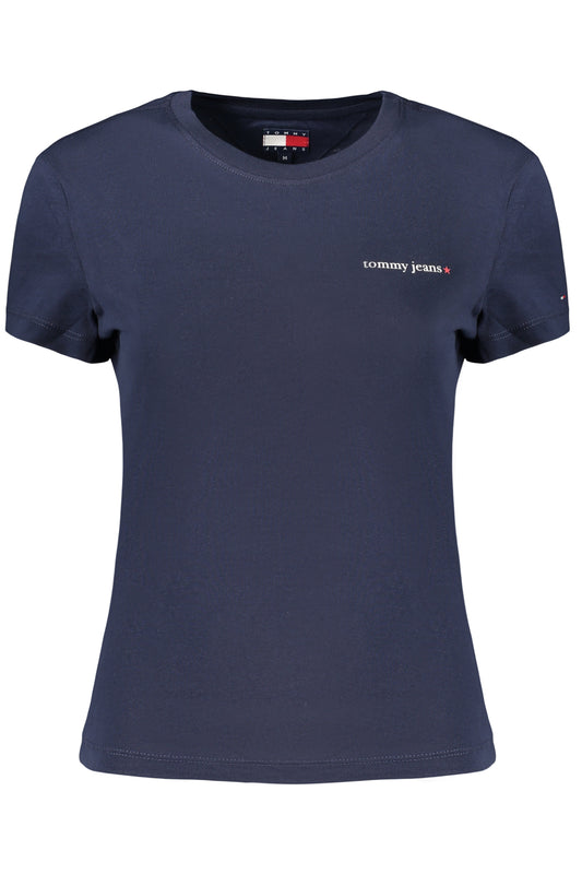 TOMMY HILFIGER T-SHIRT MANICHE CORTE DONNA BLU TAGLIA = S