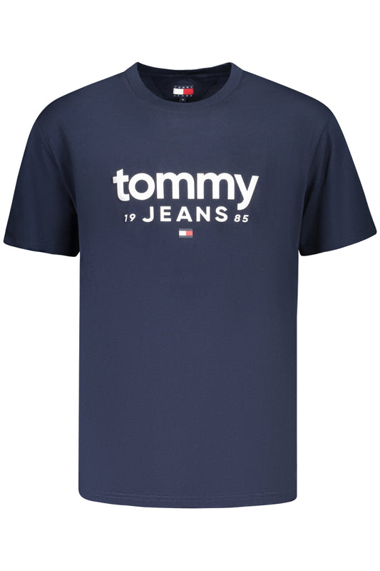 TOMMY HILFIGER T-SHIRT MANICHE CORTE UOMO BLU TAGLIA = L