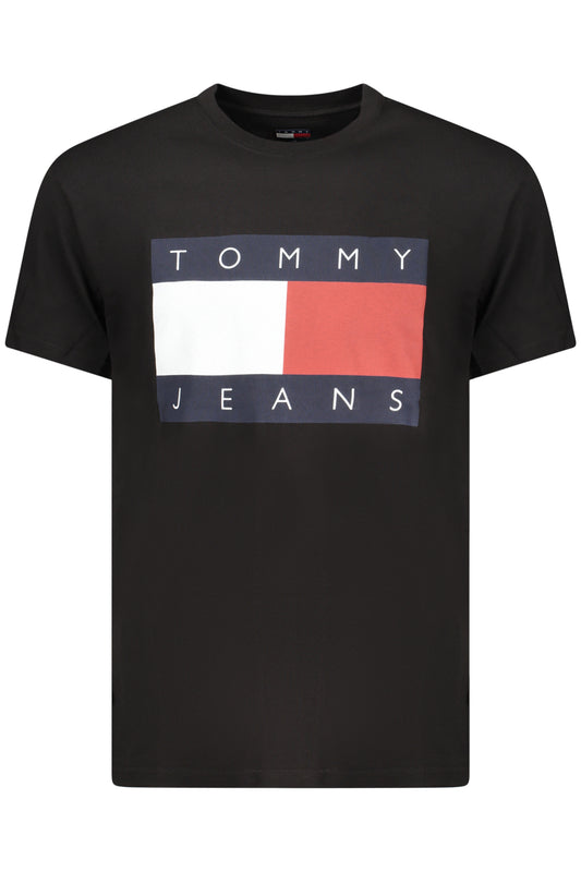 TOMMY HILFIGER T-SHIRT MANICHE CORTE UOMO NERO TAGLIA = L