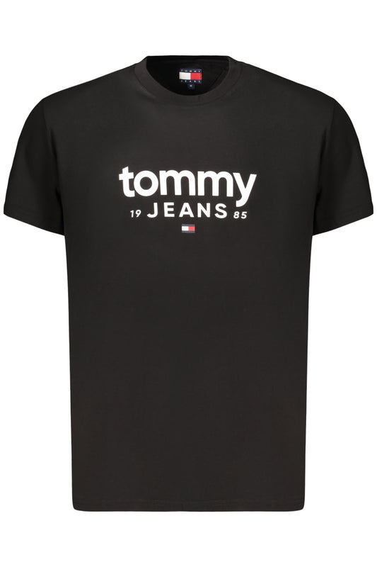 TOMMY HILFIGER T-SHIRT MANICHE CORTE UOMO NERO TAGLIA = XL