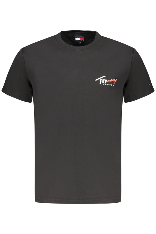 TOMMY HILFIGER T-SHIRT MANICHE CORTE UOMO NERO TAGLIA = 2XL