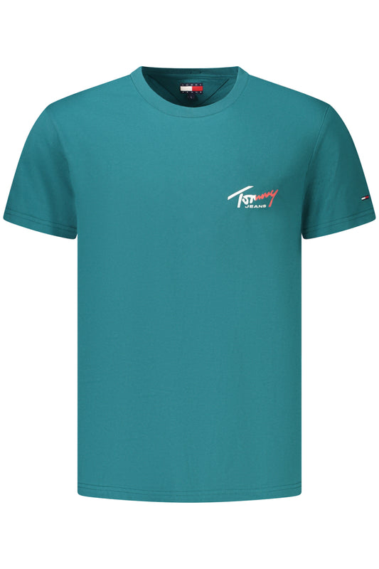 TOMMY HILFIGER T-SHIRT MANICHE CORTE UOMO VERDE TAGLIA = 2XL