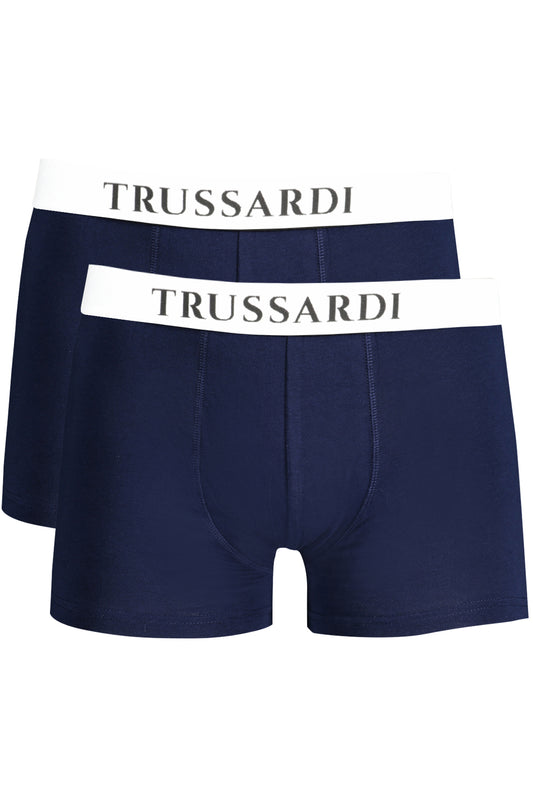 TRUSSARDI BOXER UOMO BLU TAGLIA = L