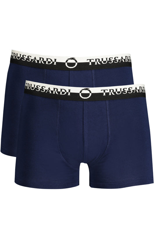 TRUSSARDI BOXER UOMO BLU TAGLIA = L